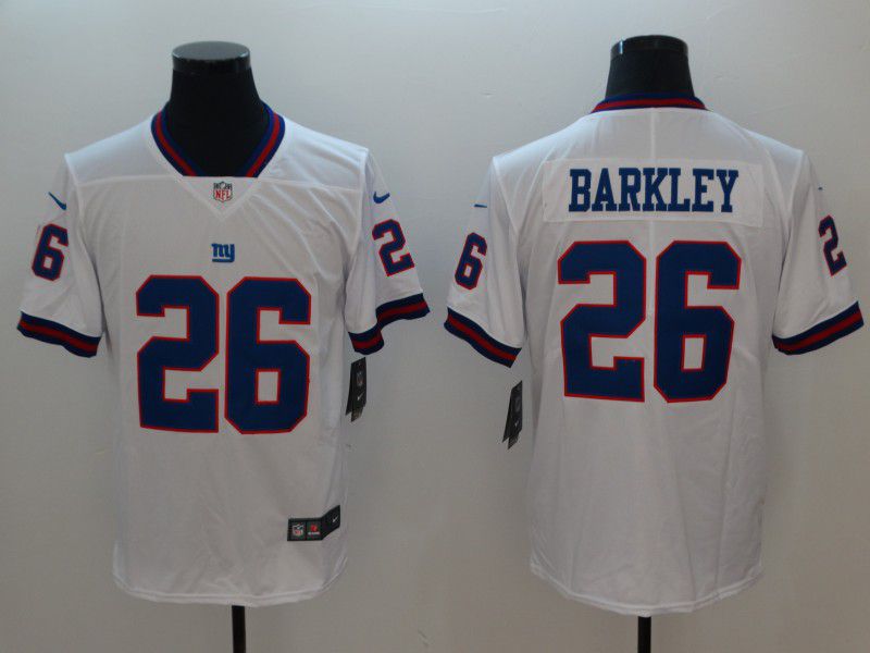 Men New York Giants #26 Barkley White Nike Vapor Untouchable Limited NFL Jerseys